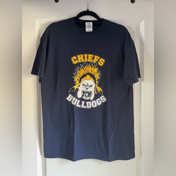 Tops - Navy Blue Chiefs/Bulldogs Graphic T-Shirt